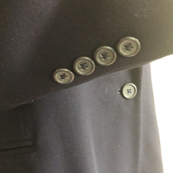 Sz 6 /8 Rare Lauren Ralph Lauren Vintage Y2K Padded Shoulder Blazer Suit - Picture 6 of 14